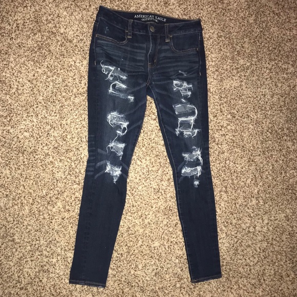 American Eagle Outfitters Denim - RIPPED AMERICAN EAGLE JEANS